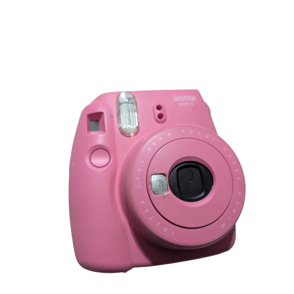 Fujifilm Instax Mini 9 Flamingo Pink Instant Camera No Battery Cover
